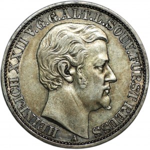 NIEMCY - Reuss-Untergreiz, Henryk XXII - Talar 1868 (A)