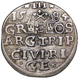 Stefan Batory (1576-1586) - Trojak 1584 Riga