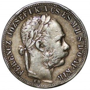 WĘGRY - Franciszek Józef, 1 forint 1883 - Kremnica