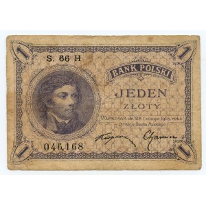 1 gold 1919 S.66 H
