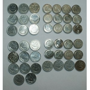 50 pennies (1938-2021)
