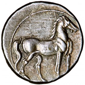 Imperium Kartagińskie, Hannibal w Italii, 1/4 szekla, ok. 215-205 przed Chr.
