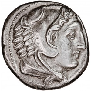 Królestwo Macedonii, tetradrachma, typ Aleksandra III, ok. 325-322 przed Chr., men. Amfipolis