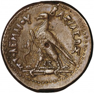 Królestwo Ptolemeuszy, Ptolemeusz IV, drachma, 221-205 przed Chr., men. Aleksandria