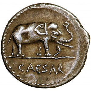 Republika Rzymska, Juliusz Cezar, denar, 49-48 przed Chr., men. ruchoma