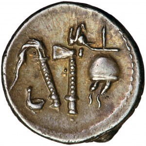 Republika Rzymska, Juliusz Cezar, denar, 49-48 przed Chr., men. ruchoma