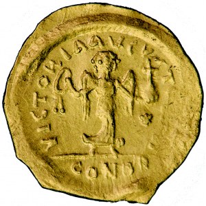 Bizancjum, Justynian I, tremissis, 527-565, men. Konstantynopol