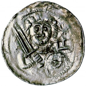 Polska, Władysław II Wygnaniec, denar typu Książę / biskup, 1138-1146, men. Kraków