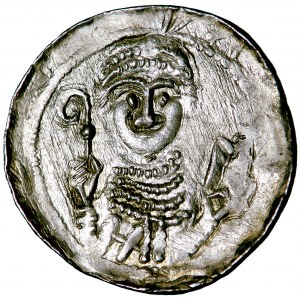 Polska, Władysław II Wygnaniec, denar typu Książę / biskup, 1138-1146, men. Kraków