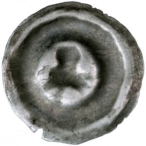Poland, Kraków, Wenceslas II or Władysław the Short, button brakteat, 1st quarter of the 14th century.