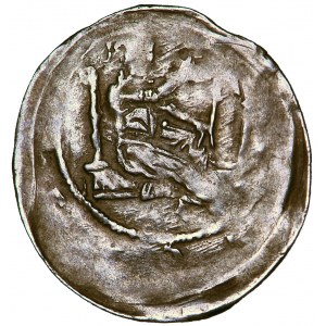 Polska, Śląsk, Henryk II Pobożny, denar dwustronny, 1238-1241, men. Wrocław?