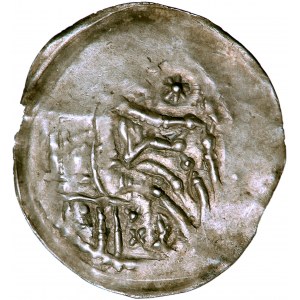 Polska, Wielkopolska lub Mazowsze, denar, 1. ćwierć XIII w.