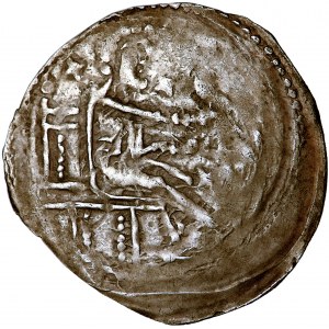 Polska, Wielkopolska lub Mazowsze, denar, 1. ćwierć XIII w.