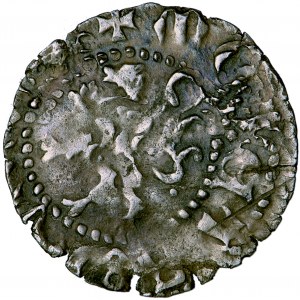 Polska, Ludwik Węgierski, Ruś Czerwona, grosz (grosik), 1379-1382, men. Lwów
