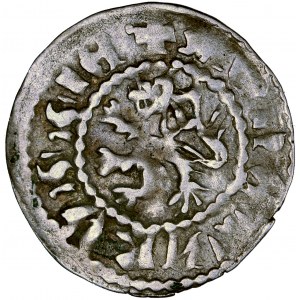 Polska, Władysław II Jagiełło, Ruś Czerwona, grosz (grosik), 1388-1394, men. Lwów