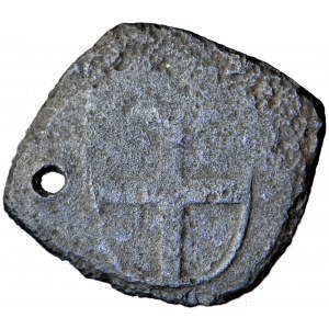 Prussia, Teutonic Order, Albrecht, penny (klipa) n.d. (1521), men. Königsberg