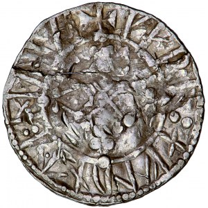 Denmark, Svend Estridsen, denarius (penning), 1047-1075, men. Lund, minter Karl