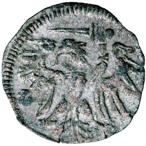Polska, Zygmunt August, Gdańsk, pieniążek (denar) 1557, men. Gdańsk