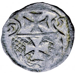 Polska, Zygmunt August, Elbląg, pieniążek (denar), 1555, men. Elbląg