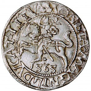 Litwa, Zygmunt August, półgroszek, 1565, men. Wilno