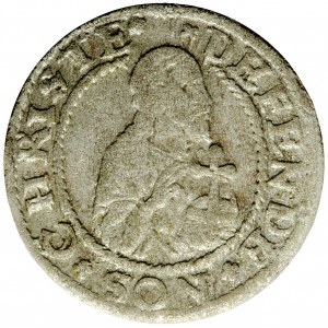 Polska, oblężenie Gdańska, szeląg oblężniczy, 1577, men. Gdańsk
