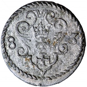 Polska, Stefan Batory, Gdańsk, denar, 1583, men. Gdańsk