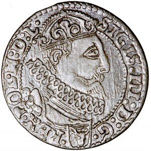 Polska, Zygmunt III, Korona, szóstak, 1627, men. Kraków