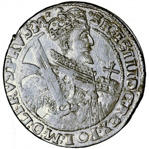 Polska, Zygmunt III, Korona, ort, 1621, men. Bydgoszcz