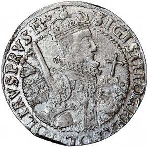 Polska, Zygmunt III, Korona, ort, 1622, men. Bydgoszcz