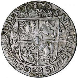 Polska, Zygmunt III, Korona, ort, 1622, men. Bydgoszcz