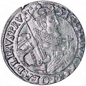Polska, Zygmunt III, Korona, ort, 1623, men. Bydgoszcz