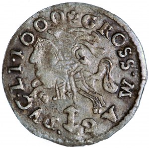 Polska, Zygmunt III, Litwa, grosz, 1609, men. Wilno