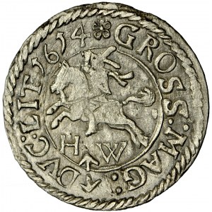 Polska, Zygmunt III, Litwa, grosz, 1614, men. Wilno