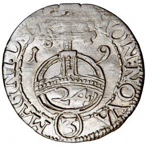 Polska, Zygmunt III, Litwa, półtorak, 1619, men. Wilno