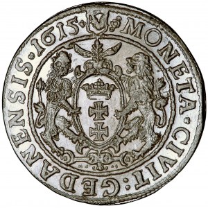 Polska, Zygmunt III, Gdańsk, ort, 1615, men. Gdańsk