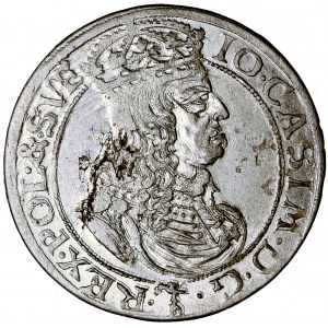Polska, Jan Kazimierz, Korona, szóstak, 1659, men. Kraków