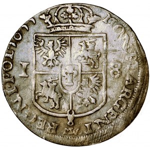Polska, Jan Kazimierz, Korona, ort, 1655, men. Wschowa