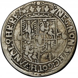 Polska, Jan Kazimierz, Korona, ort, 1656, men. Lwów