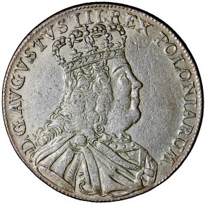 Polska (Saksonia), August III, tymf (ort), 1753, men. Lipsk, Johann Friedrich Stieler