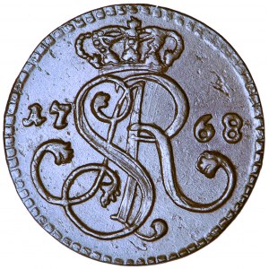 Polska, Stanisław August, grosz, 1768, men. Kraków