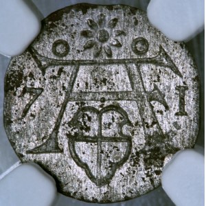 Prusy Książęce, Albrecht, denar, 1571, men. Królewiec