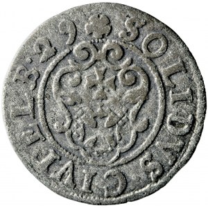 Polska, Gustaw Adolf, szeląg, 1629, men. Elbląg