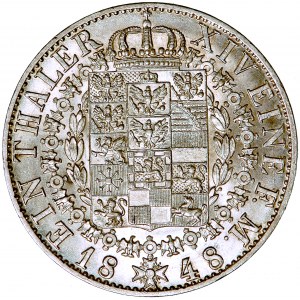 Niemcy, Prusy, Fryderyk Wilhelm IV, talar, 1848, men. Berlin