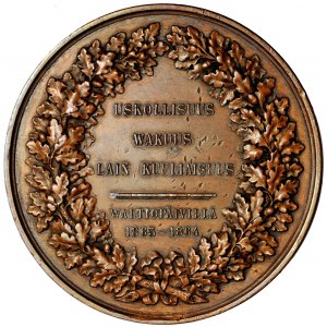 Finlandia, Aleksander II, medal na zwołanie fińskiego Sejmu, Lea Ahlborn, 1864, Helsinki