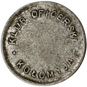 Polska, Kołomyja, Klub Oficerski, moneta zastępcza, 1 złoty