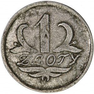 Polska, Kołomyja, Klub Oficerski, moneta zastępcza, 1 złoty