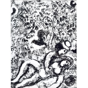 Marc Chagall, (1887-1985), Paar unter einem Baum (Le Couple a L'Arbre), 1963