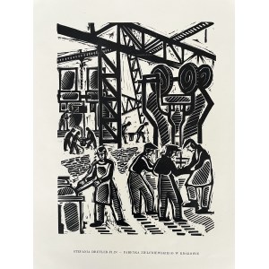 Stefania Dretler-Flin (1909 - 1994), Zieleniewski-Fabrik in Krakau, 1949