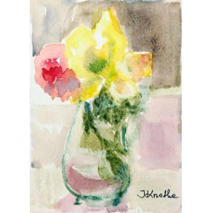Irena Knothe (1904-1986), Blumen in einer Vase, 1970er Jahre.