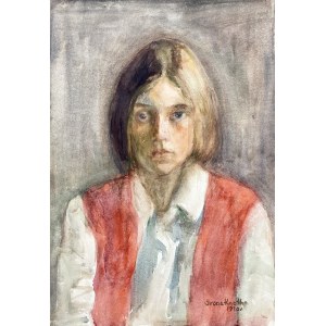 Irena Knothe (1904-1986), Die rote Weste, 1970